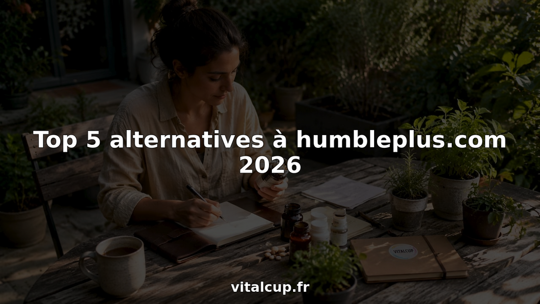 Chez elle, une femme passe en revue différents compléments alimentaires naturels, attentive à leur composition et à leurs bienfaits.