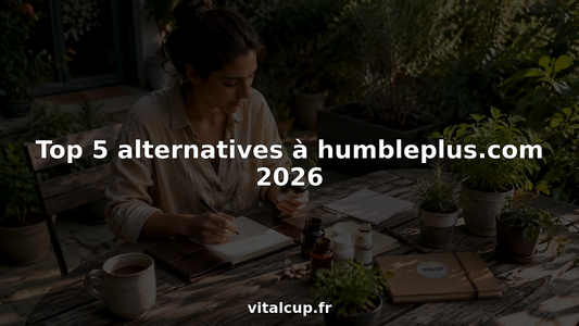 Chez elle, une femme passe en revue différents compléments alimentaires naturels, attentive à leur composition et à leurs bienfaits.