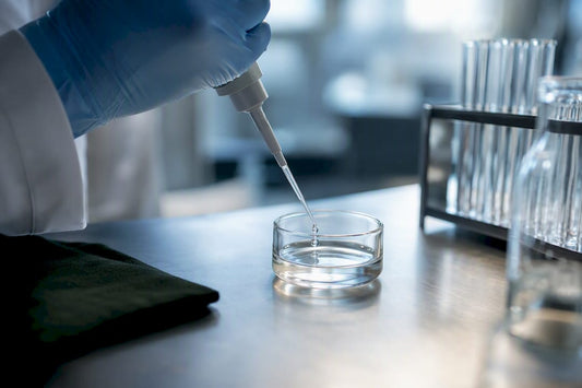 Analyse en laboratoire des peptides de collagène