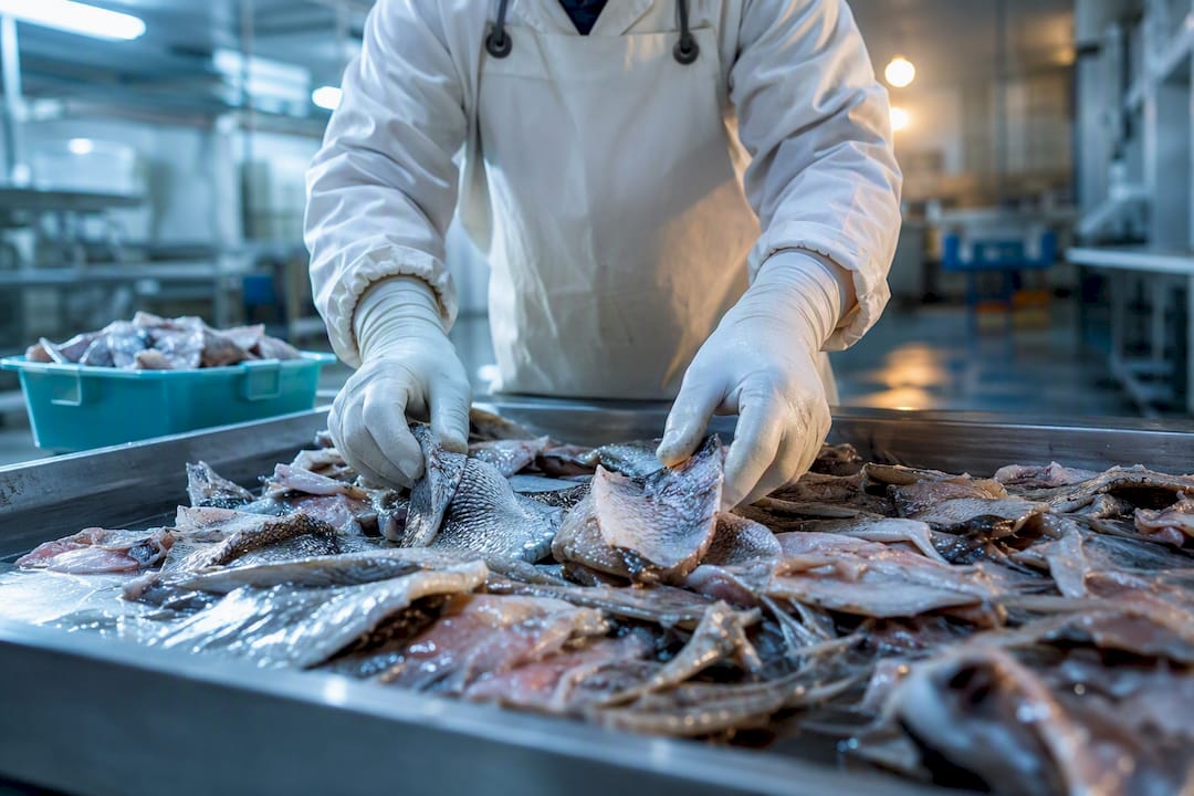 Peaux et écailles de poisson répertoriées
