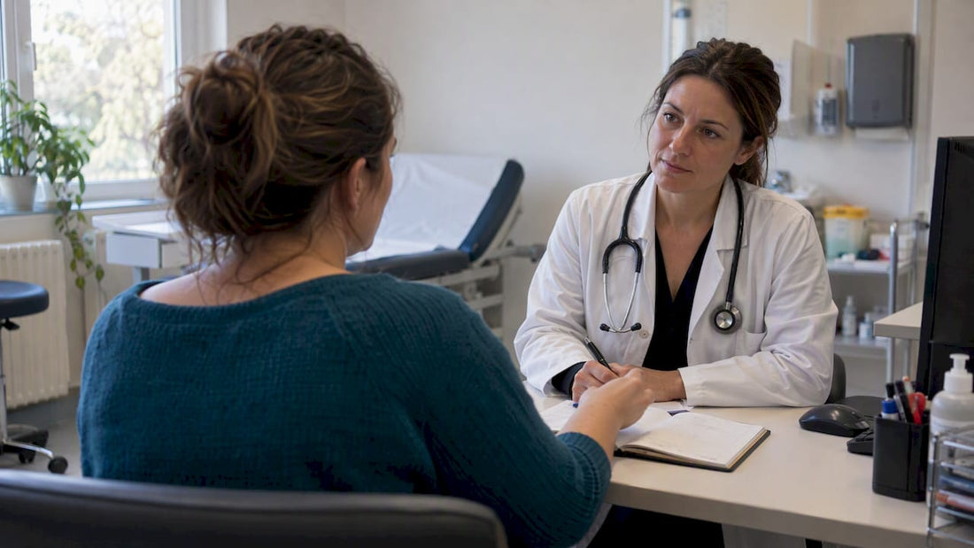 Patiente en préparation d'une consultation médicale